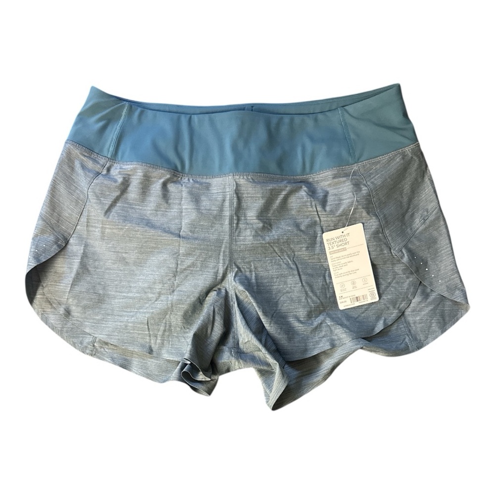 NWT Athleta 1X Run with it Textured 3.5 Athletic Running Sport Short Disc Ship